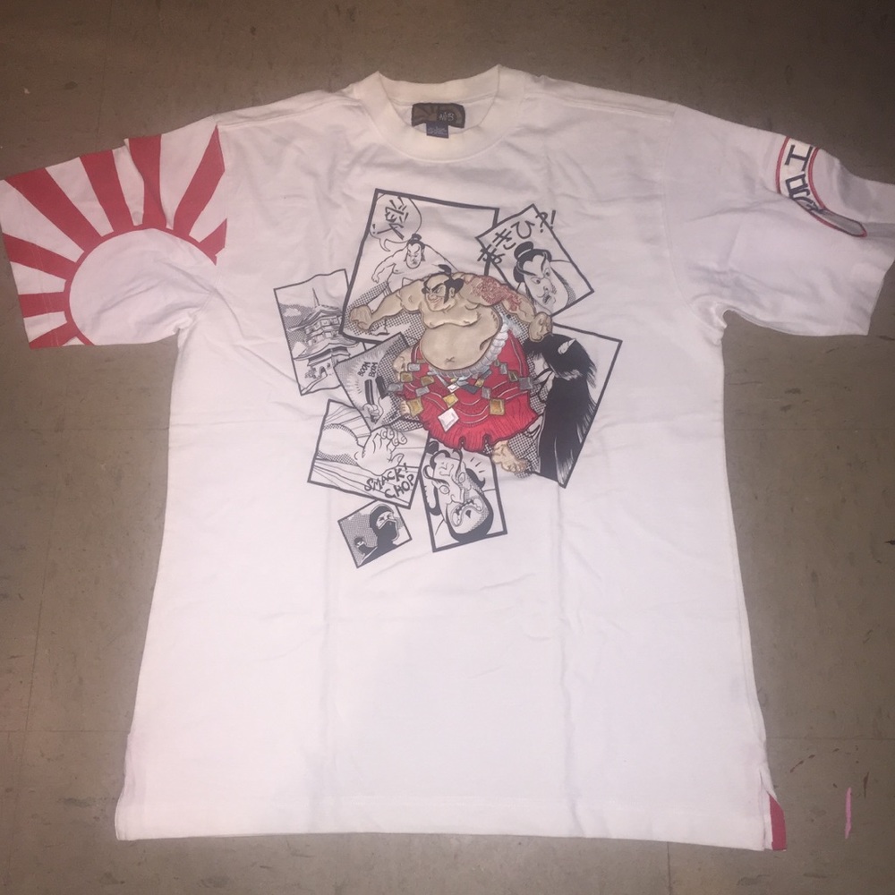 2 japanese designed tshirts
